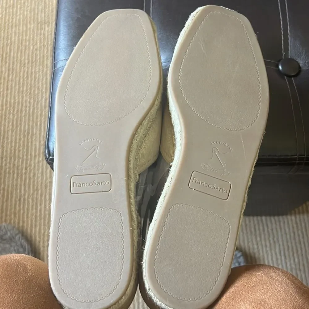 New Franco sartorial platform espadrilles beige 9